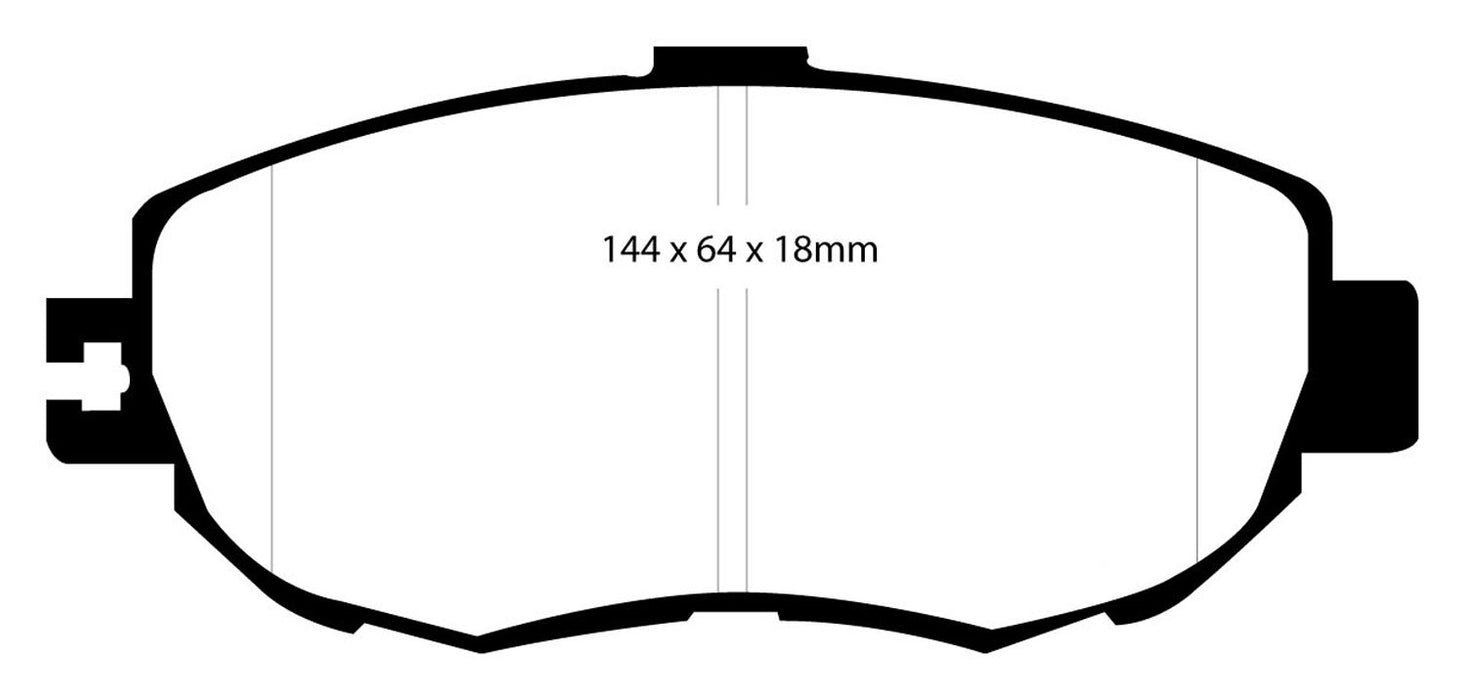 EBC Brakes UD612 Ultimax OEM Replacement Brake Pads - Truck Part Superstore