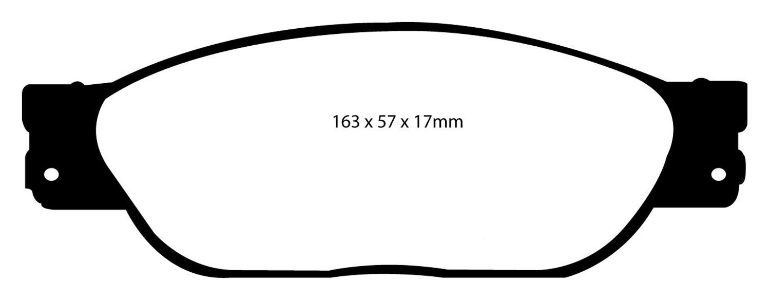 EBC Brakes UD805 Ultimax OEM Replacement Brake Pads - Truck Part Superstore