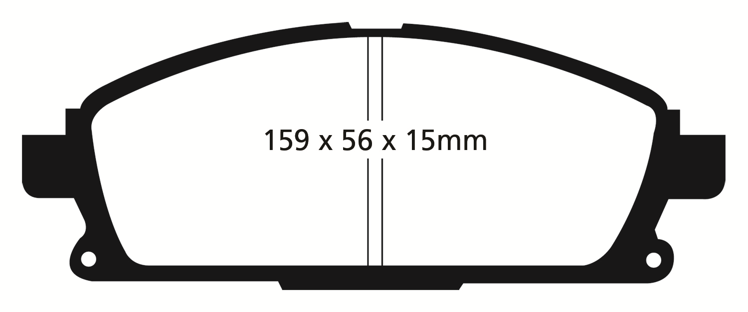 EBC Brakes UD855 Ultimax OEM Replacement Brake Pads - Truck Part Superstore