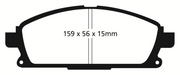 EBC Brakes UD855 Ultimax OEM Replacement Brake Pads - Truck Part Superstore
