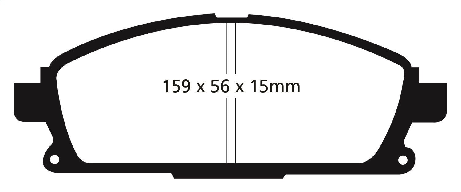 EBC Brakes UD855 Ultimax OEM Replacement Brake Pads - Truck Part Superstore