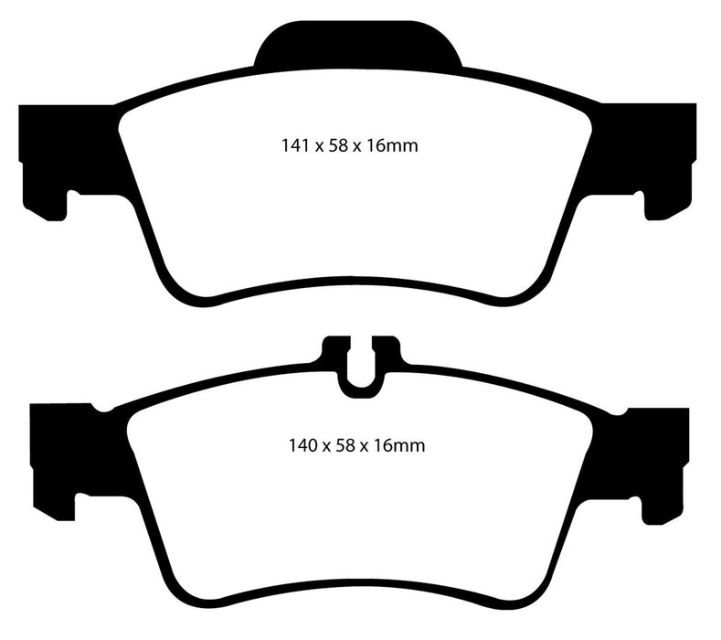 EBC Brakes UD986 Ultimax OEM Replacement Brake Pads; - Truck Part Superstore
