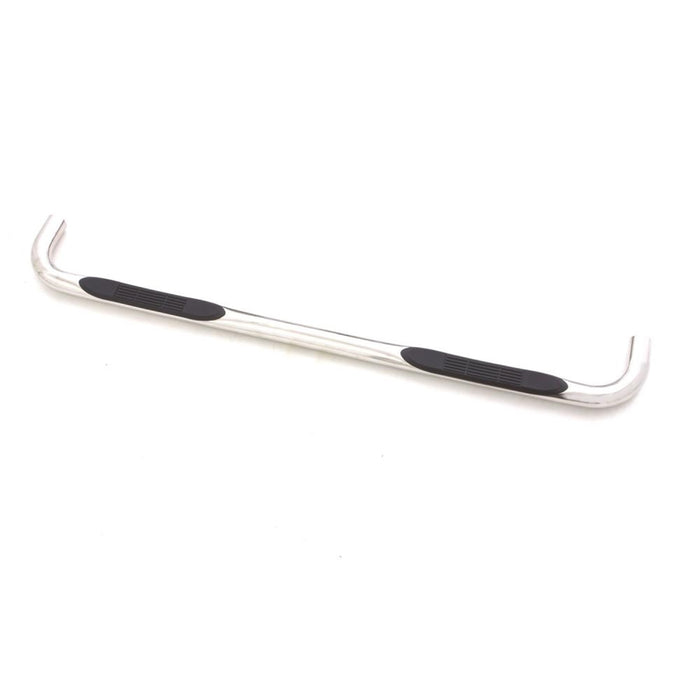 Lund 22687916 3 Inch Round Bent Nerf Bar; Incl. Brackets; Stainless Steel; - Truck Part Superstore