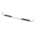 Lund 22646339 3 Inch Round Bent Nerf Bar; Incl. Brackets; Stainless Steel; - Truck Part Superstore