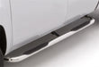 Lund 22682178 3 Inch Round Bent Nerf Bar; Incl. Brackets; Stainless Steel; - Truck Part Superstore