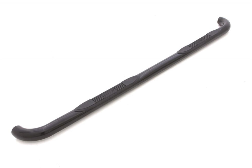 Lund 23087916 3 Inch Round Bent Nerf Bar; Incl. Brackets; Black; - Truck Part Superstore