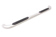 Lund 23278379 4 Inch Oval Bent Nerf Bar; Stainless Steel; Body Mount; - Truck Part Superstore