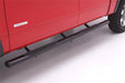 Lund 23610546 4 Inch Oval Straight Nerf Bar; Incl. Brackets; Black; Rocker Panel Mount; - Truck Part Superstore