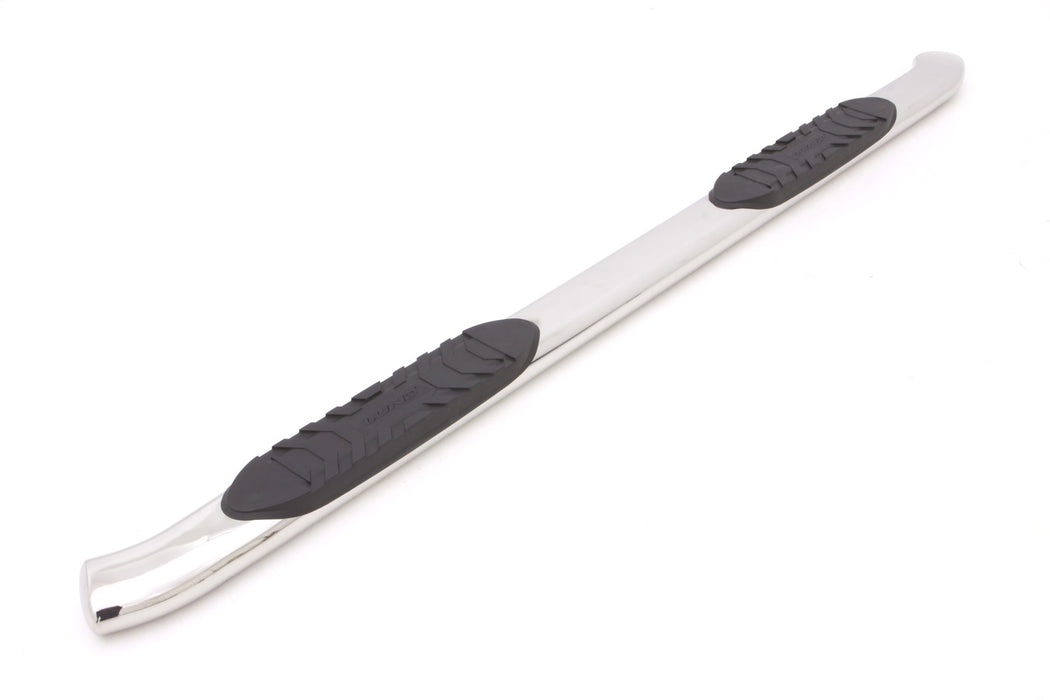 Lund 23779079 5 Inch Oval Curved Nerf Bar; Incl. Brackets; Stainless Steel; - Truck Part Superstore