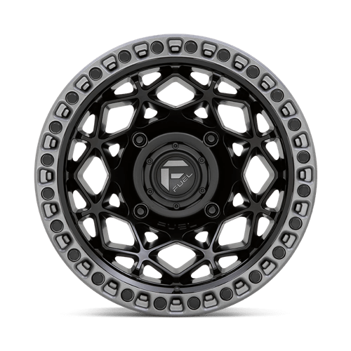 Fuel UTV D7831570A643 D783 15X7 4X137 M-BLK GMTL-RING 10MM - Truck Part Superstore