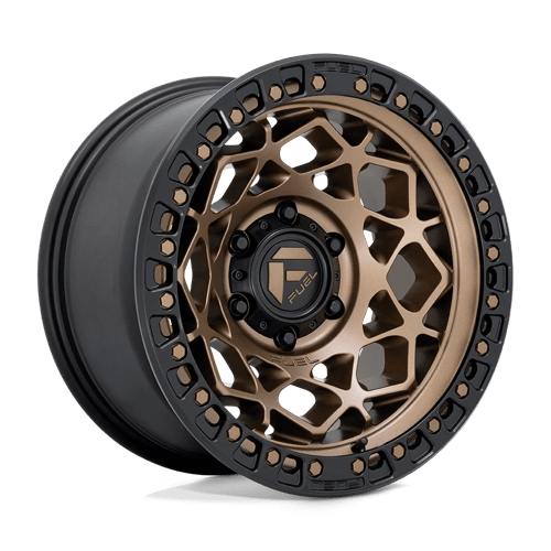 Fuel 1PC D78517909450 D785 17X9 6X120 BRZ M-BLK-RING 01MM - Truck Part Superstore