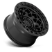 Fuel 1PC D78617908450 D786 17X9 6X5.5 M-BLK M-BLK-RING 01MM - Truck Part Superstore