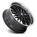 US Mag 1PC U13822907355 U138 22X9 5X5.0 G-BLK DIA-LP 15MM - Truck Part Superstore