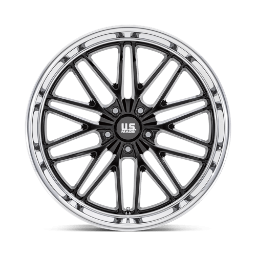 US Mag 1PC U13822907355 U138 22X9 5X5.0 G-BLK DIA-LP 15MM - Truck Part Superstore