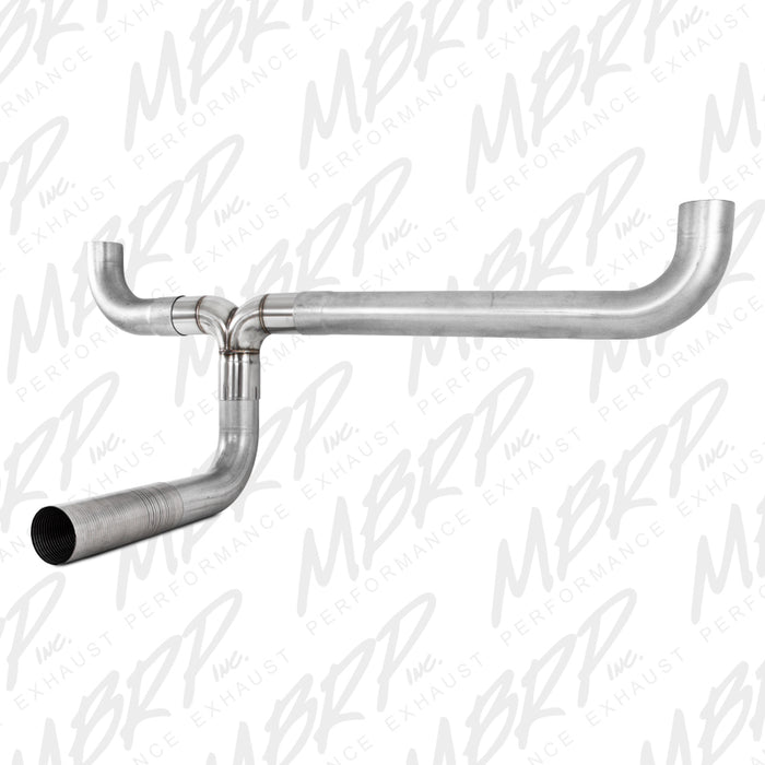MBRP Exhaust UT2001 Full Size Pick-up Beds T-Pipe Kit Smokers; Aluminized Steel. - Truck Part Superstore