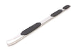 Lund 24489011 5 Inch Oval Wheel-To-Wheel Nerf Bar; Stainless Steel; Rocker Panel Mount; - Truck Part Superstore