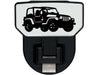 Carr 183182 HD Universal Hitch Step; Fits 2 in. Receiver; Black; Jeep; Single - Truck Part Superstore