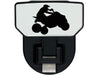 Carr 183162 HD Universal Hitch Step; Fits 2 in. Receiver; Black; Quad; Single - Truck Part Superstore