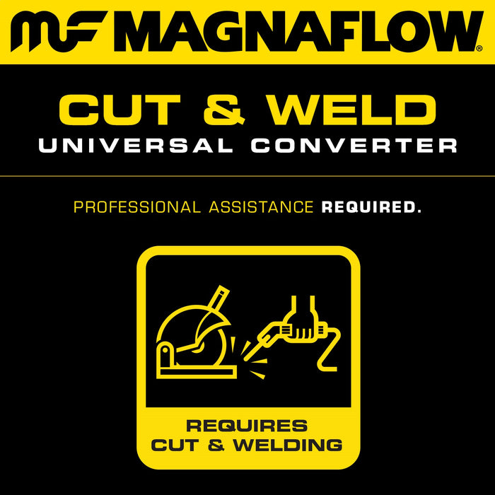 MagnaFlow Exhaust Products 332103 California Universal Catalytic Converter-1.75in. - Truck Part Superstore