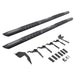 Go Rhino V3306880T V-Series V3 Aluminum Side Steps and Mounting Brackets Kit - Textured Black - Truck Part Superstore