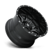Fuel 1PC D62720202647 D627 20X12 5X4.5/5.0 GL-BLK-MIL -43MM - Truck Part Superstore
