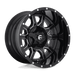 Fuel 1PC D62720208247 D627 20X12 8X6.5 GL-BLK-MIL -43MM - Truck Part Superstore