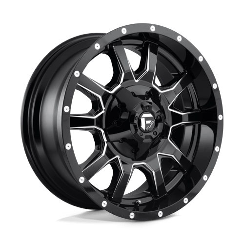 Fuel 1PC D62720901757 D627 20X9 8X170 GL-BLK-MIL 20MM - Truck Part Superstore