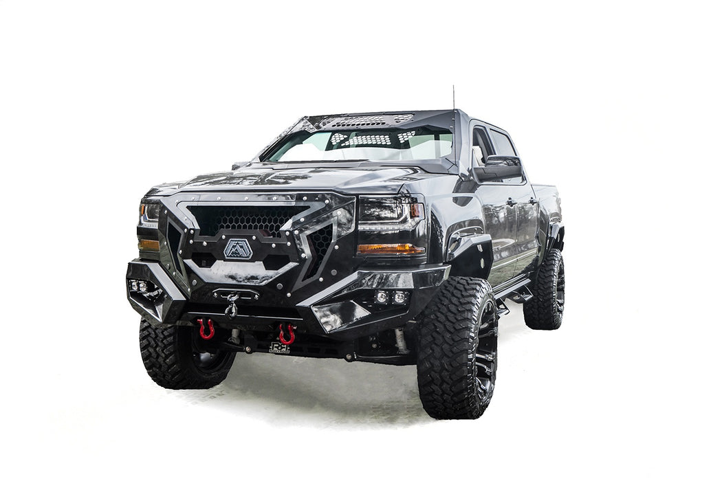 Fab Fours VC3800-B ViCowl; Uncoated/Paintable; Combines Roof Visor And Cowl; - Truck Part Superstore