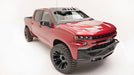 Fab Fours VC4000-B ViCowl; Uncoated/Paintable; Combines Roof Visor And Cowl; - Truck Part Superstore