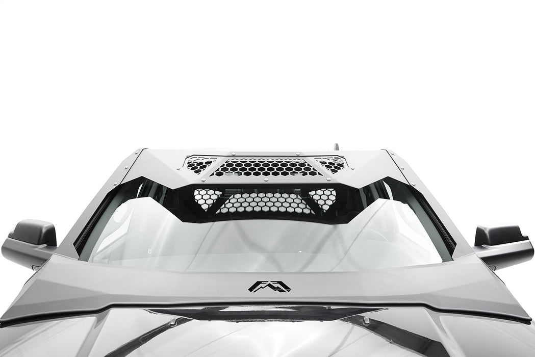 Fab Fours VC4400-1 ViCowl; 2 Stage Black Powder Coated; Combines Roof Visor And Cowl; - Truck Part Superstore