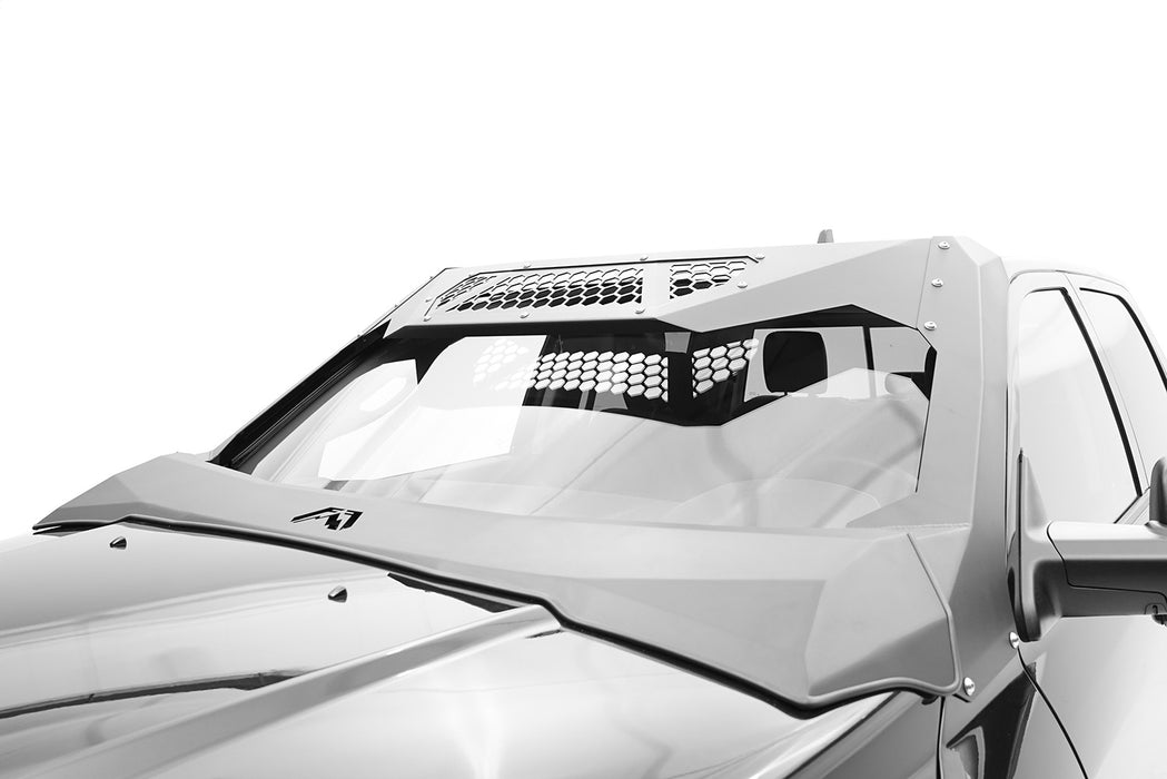 Fab Fours VC4400-1 ViCowl; 2 Stage Black Powder Coated; Combines Roof Visor And Cowl; - Truck Part Superstore