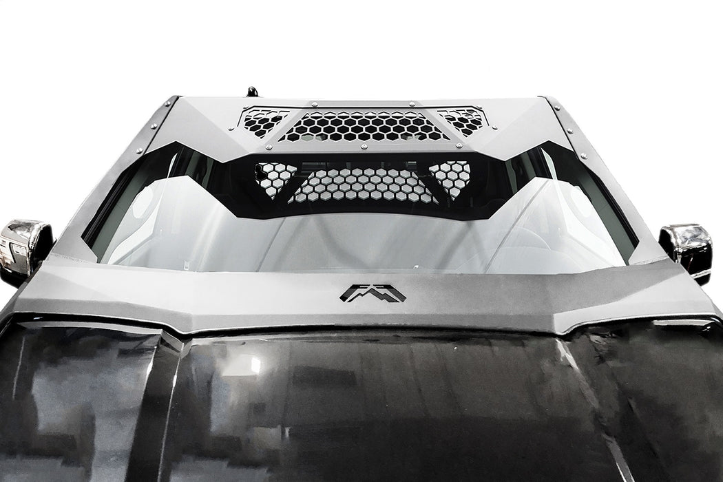 Fab Fours VC4500-1 ViCowl; 2 Stage Black Powder Coated; Combines Roof Visor And Cowl; - Truck Part Superstore