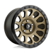 Fuel 1PC D60017907345 D600 17X9 5X5.0 MT-BRNZ-BBR -12MM - Truck Part Superstore