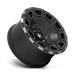 Fuel 1PC D68617907545 D686 17X9 5X5.0 MT-BLK-DDT -12MM - Truck Part Superstore