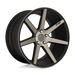 Niche 1PC M1501985F8+34 M150 19X8.5 5X112 MT-BLK-MACH 34MM - Truck Part Superstore