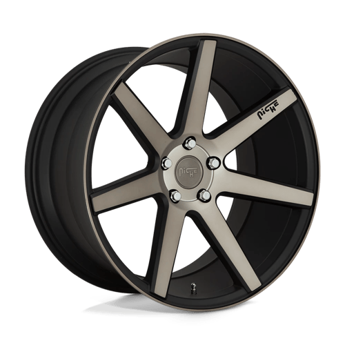 Niche 1PC M150198543+34 M150 19X8.5 5X112 MT-BLK-MACH 34MM - Truck Part Superstore