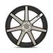 Niche 1PC M150199565+35 M150 19X9.5 5X4.5 MT-BLK-MACH 35MM - Truck Part Superstore