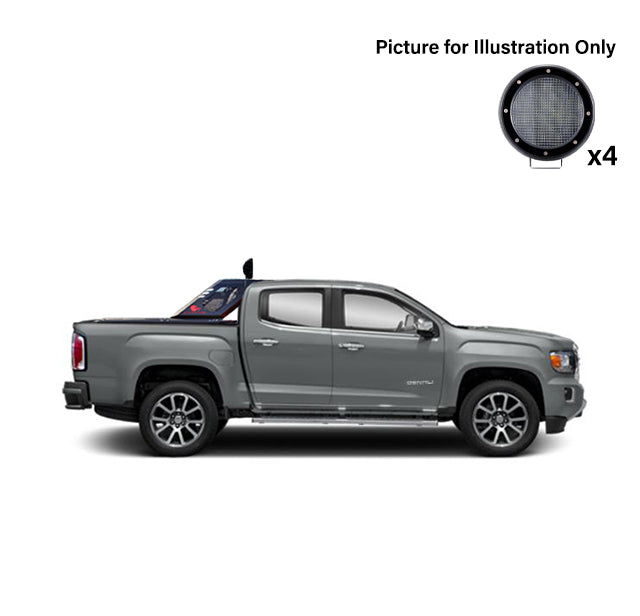 Black Horse Off Road VIRB05B-PLFB Black Steel Modular - Truck Part Superstore