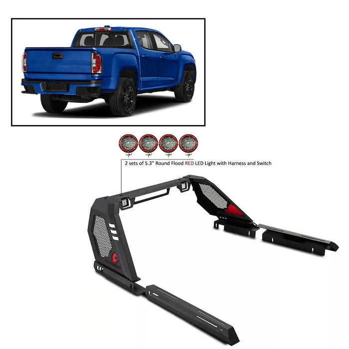 Black Horse Off Road VIRB05B-PLFR Black Steel Modular - Truck Part Superstore
