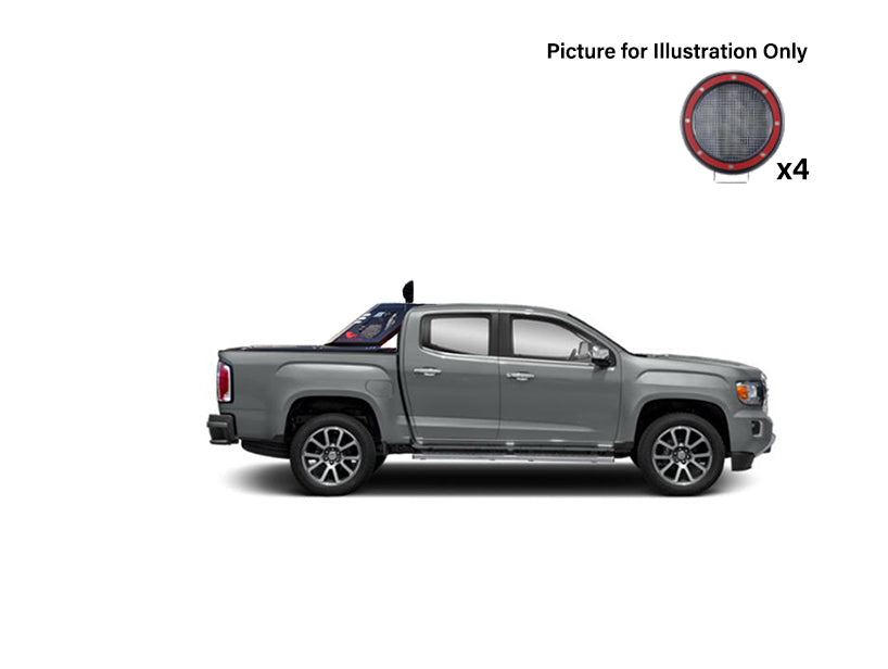 Black Horse Off Road VIRB05B-PLFR Black Steel Modular - Truck Part Superstore