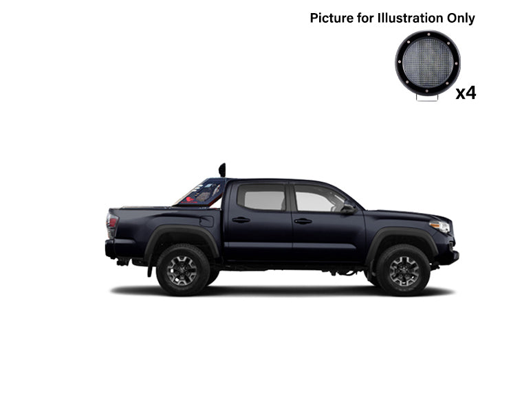Black Horse Off Road VIRB06B-PLFB Black Steel Modular - Truck Part Superstore