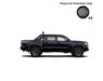 Black Horse Off Road VIRB06B-PLFB Black Steel Modular - Truck Part Superstore