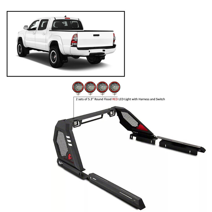 Black Horse Off Road VIRB06B-PLFR Black Steel Modular - Truck Part Superstore