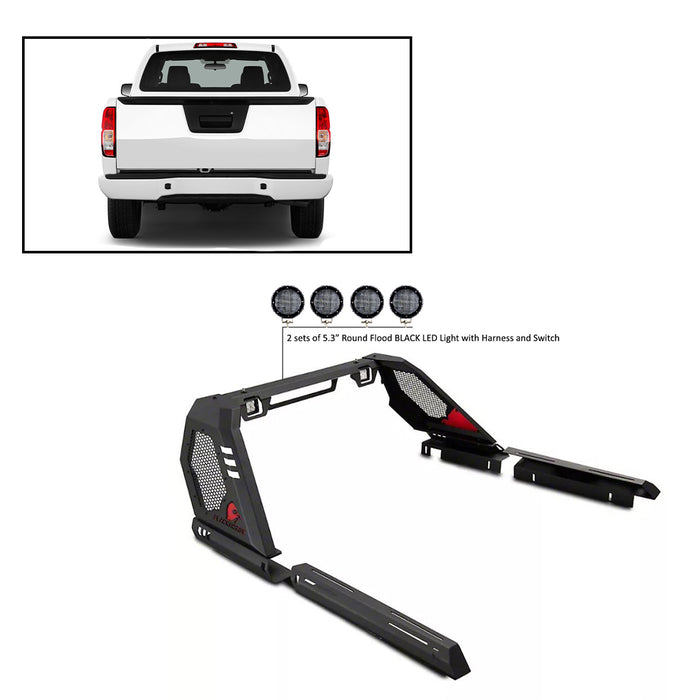Black Horse Off Road VIRB07B-PLFB Black Steel Modular - Truck Part Superstore