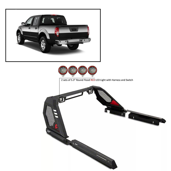 Black Horse Off Road VIRB07B-PLFR Black Steel Modular - Truck Part Superstore
