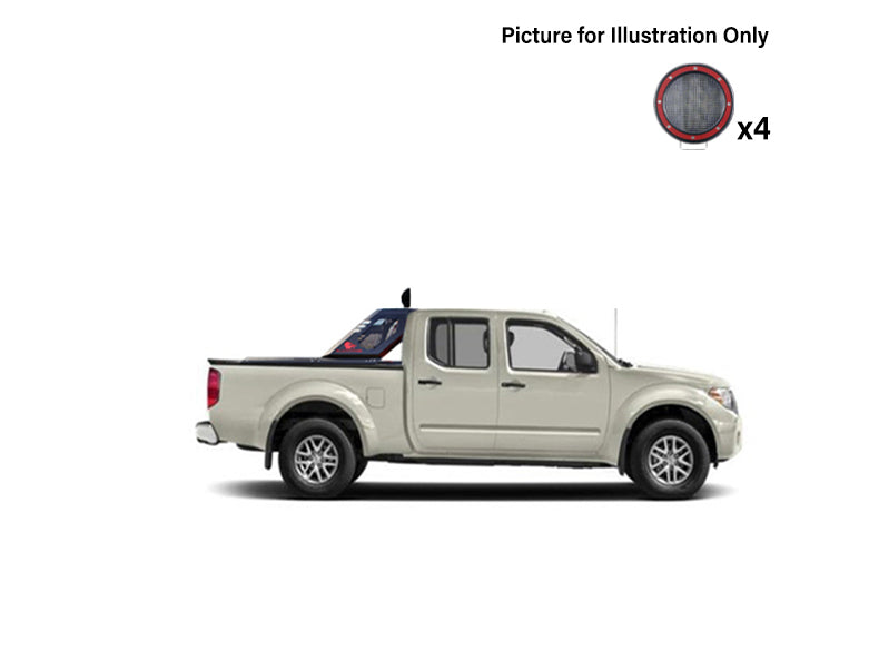 Black Horse Off Road VIRB07B-PLFR Black Steel Modular - Truck Part Superstore