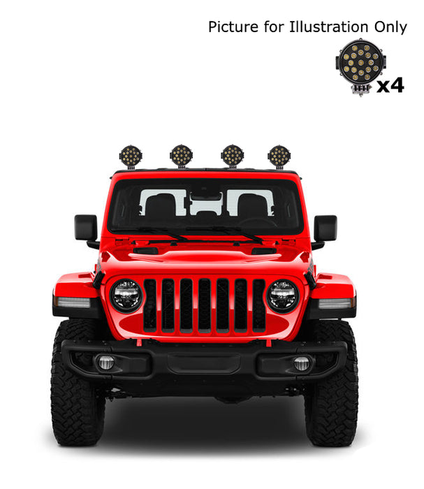 Black Horse Off Road VIRB09B-PLB Black Steel Modular - Truck Part Superstore