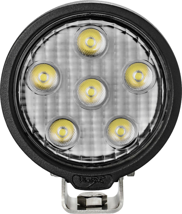 Vision X Lighting 9911281 Vl Series Work Light Round Six 5-Watt Leds 40 Degree Flood Pattern No Connector - Truck Part Superstore
