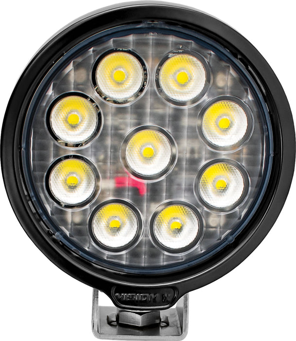 Vision X Lighting 9911298 Vl Series Work Light Round Nine 5-Watt Leds 40 Degree Flood Pattern No Connector - Truck Part Superstore