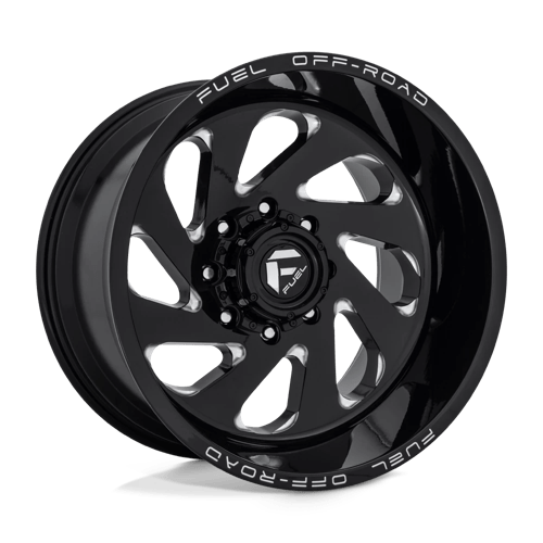 Fuel 1PC D63720001747 D637 20X10 8X170 GL-BLK-MIL -18MM - Truck Part Superstore